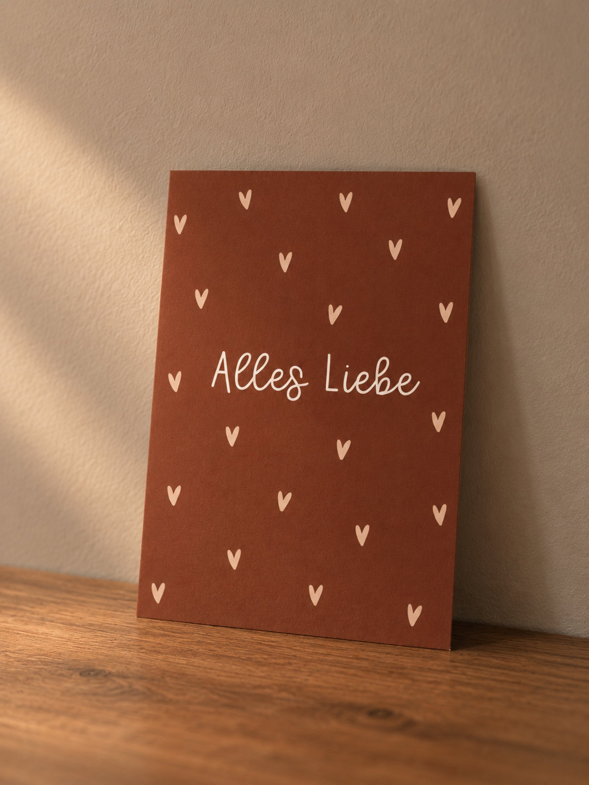 Postkarte "Alles Liebe" 