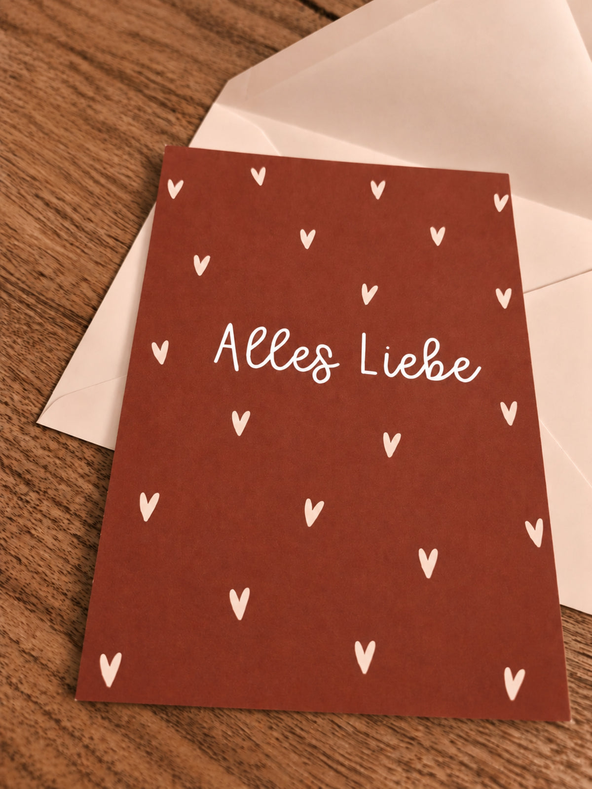 Postkarte "Alles Liebe" 